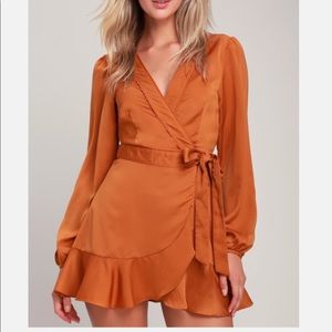 Wrap dress from Lulus